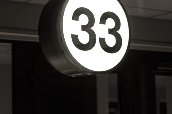 33 Number Logo Angel Number