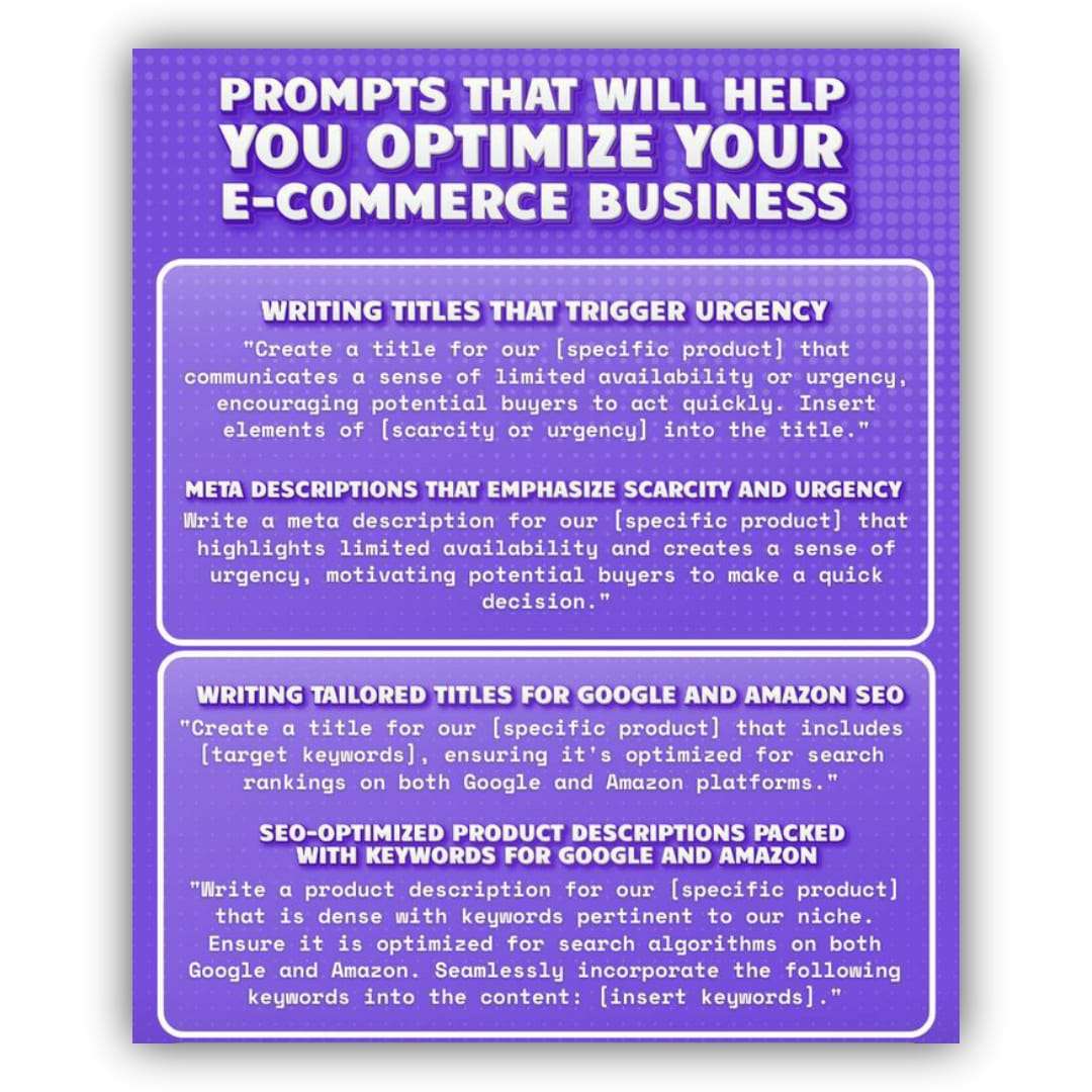 Ai Prompt For E Commerce