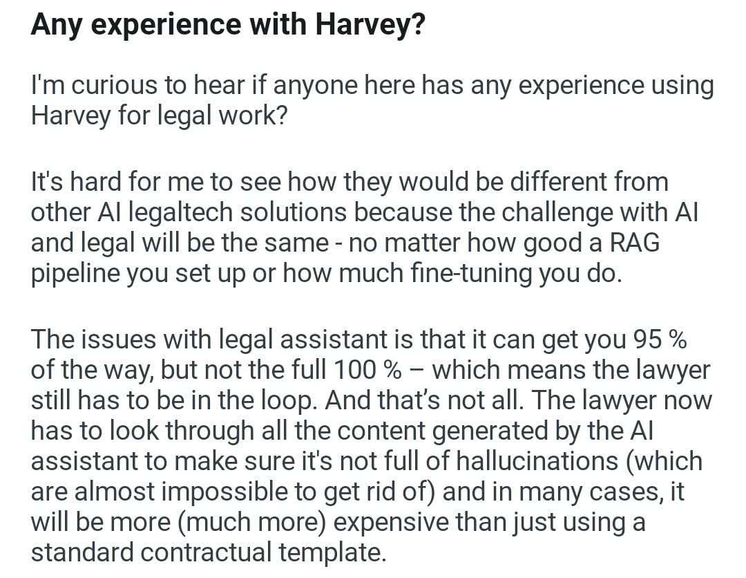 Harvey Ai reviews